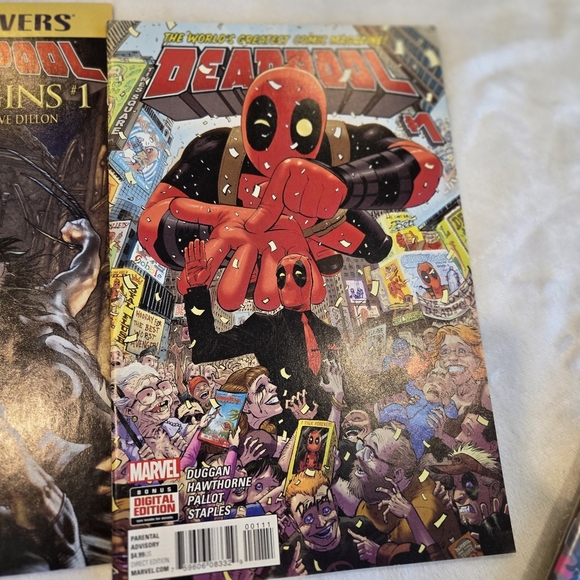 Comics Deadpool Marvel Venom Harley Quinn Black Panther Spidarman Captin America - Picture 6 of 7